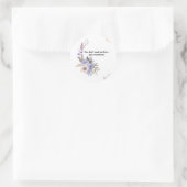 Citaat  ronde sticker (Tas)
