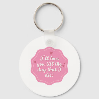 Citaat | Roze | Pastel Sleutelhanger