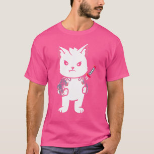 Citaat Samurai Kat Kataan Ninja Yakuza Tatoeage T-shirt