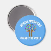 Citaat sociaal werk magneet (Voorkant / Achterkant)