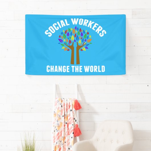 Citaat sociaal werk spandoek (Insitu)