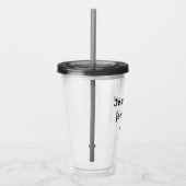 Citaat Socrates Acryl Drinkbeker (Rechts)