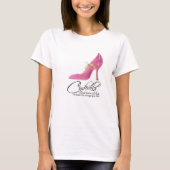 Citaat T-Shirt Princess Cinderella Pink (Voorkant)