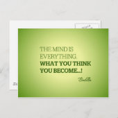 Citaat uit Boeddha Briefkaart (Voorkant / Achterkant)