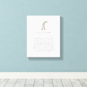 Citaat uit de Velveteen Rabbit Canvas Afdruk (Insitu (Houten vloer))