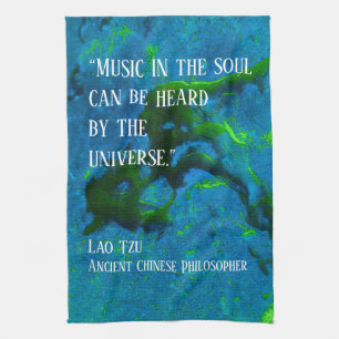Citaat uit Lao Tzu Theedoek