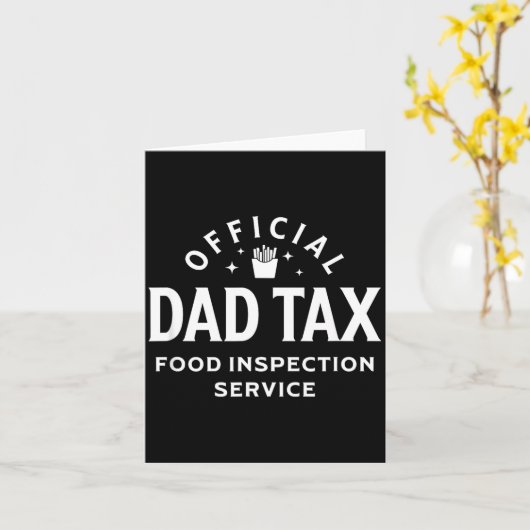 Citaat Vader Vaderdag Uitdrukking Vader Belasting  Kaart (Gele Bloem)