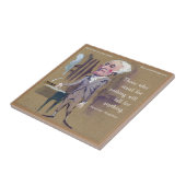 Citaat van Alexander Hamilton "Stand for Iets" Tegeltje (Zijkant)