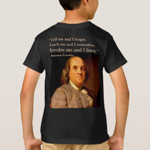 Citaat van Ben Franklin T-shirt