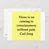 citaat van carl jung briefkaart (Voorkant / Achterkant)