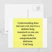 citaat van carl jung briefkaart (Voorkant / Achterkant)