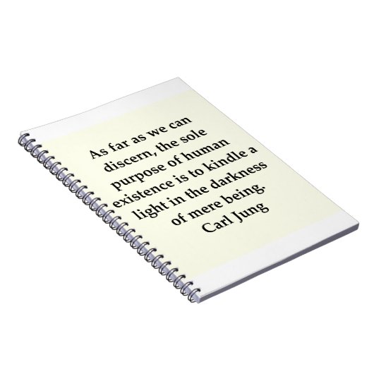 citaat van carl jung notitieboek (Rechterzijde)