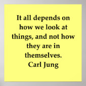 citaat van carl jung poster (Voorkant)