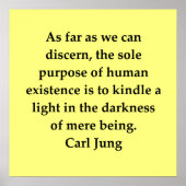 citaat van carl jung poster (Voorkant)