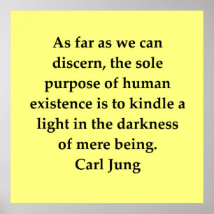 citaat van carl jung poster