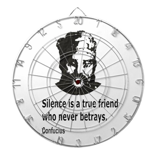 Citaat van Confucius Dartbord (Voorkant)
