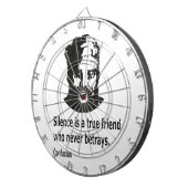 Citaat van Confucius Dartbord (Voorkant Rechts)