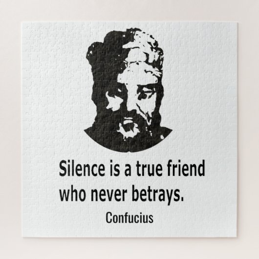 Citaat van Confucius Legpuzzel (Verticaal)