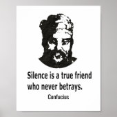 Citaat van Confucius Poster (Voorkant)