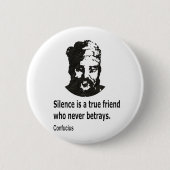 Citaat van Confucius Ronde Button 5,7 Cm (Voorkant)