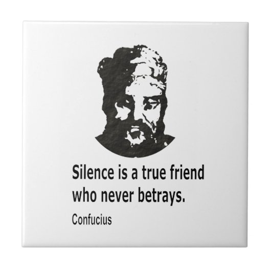 Citaat van Confucius Tegeltje (Voorkant)