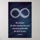 Citaat van David Hilbert - Wiskunde Posters (Voorkant)