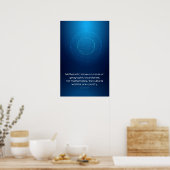 Citaat van David Hilbert - Wiskunde Posters (Keuken)