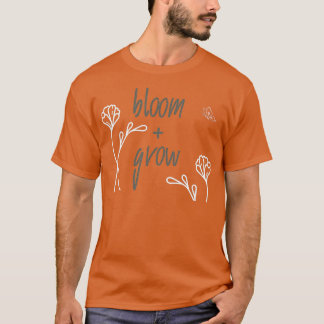 Citaat van de bloem-boomkweker t-shirt