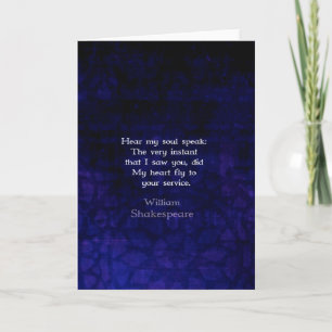 Citaat van de Liefde van William Shakespeare het Kaart