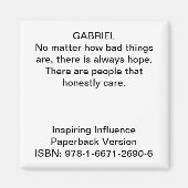 Citaat van de Magnet van de "Inspirerende Invloed" (Voorkant)