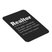 Citaat van de Realtor Funny Quote van de Real Esta Magneet (Rechterzijde)