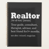 Citaat van de Realtor Funny Quote van de Real Esta Planner (Voorkant)