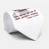 citaat van de socialist Thatcher Stropdas (Opgerold)