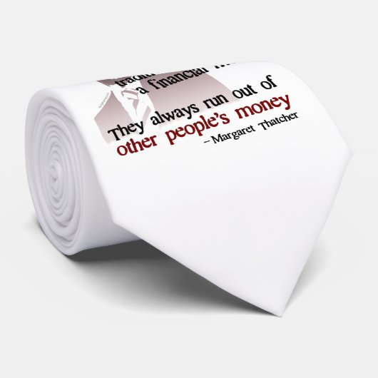 citaat van de socialist Thatcher Stropdas (Opgerold)