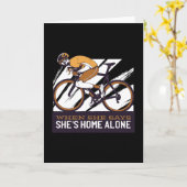 citaat van een fietser kaart (Gele Bloem)