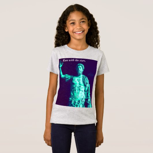 Citaat van een Romeinse keizer T-shirt (Voorkant volledig)