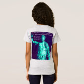 Citaat van een Romeinse keizer T-shirt (Achterkant volledig)
