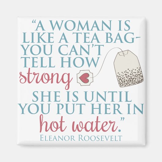 citaat van Eleanor Roosevelt Magneet (Voorkant)