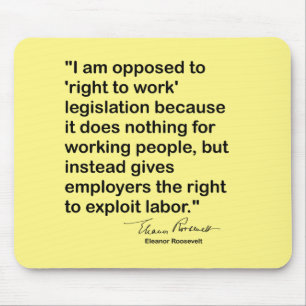 citaat van Eleanor Roosevelt Muismat