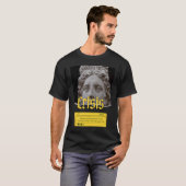 Citaat van existentialisme Crisis Philosophy T-shirt (Voorkant volledig)