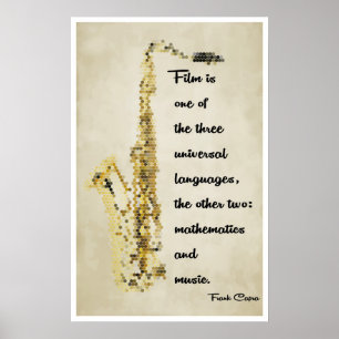 Citaat van Frank Capra - Wiskunde Posters