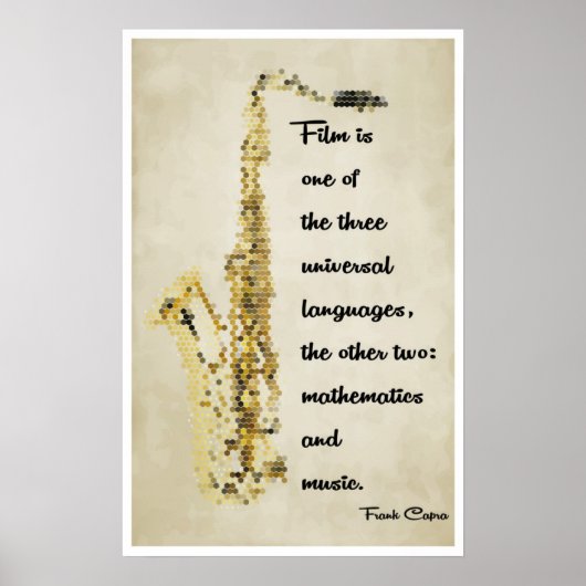 Citaat van Frank Capra - Wiskunde Posters (Voorkant)