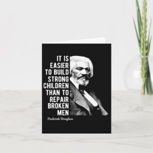 Citaat van Frederick Dougl voor Black History Mont Kaart