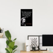 Citaat van Frederick Douglass over de grenzen van  Poster (Thuiskantoor)