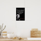 Citaat van Frederick Douglass over de grenzen van Poster (Keuken)