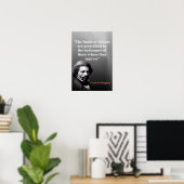 Citaat van Frederick Douglass over de grenzen van Poster (Thuiskantoor)