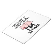 citaat van grappig gezegde sacarsme notitieblok (Schuin)