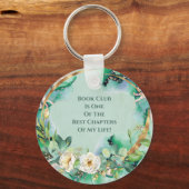 Citaat van het hoofdstuk "White Rose Book Club" Sleutelhanger (Voorkant)
