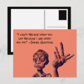 citaat van james baldwin briefkaart (Voorkant / Achterkant)