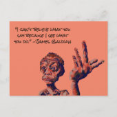 citaat van james baldwin briefkaart (Voorkant)
